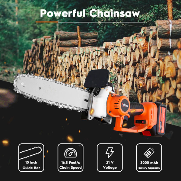 battery powered chainsaw